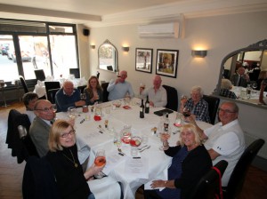 Owners at lunch
