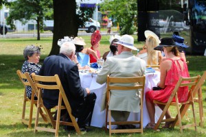 At lunch