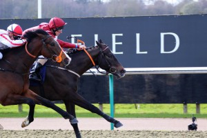 Spring Romance - winning at Lingfield