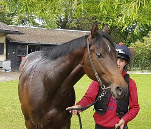 Woody posing two days after Newmarket success