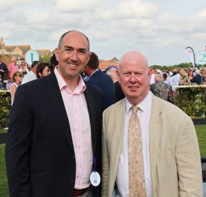 RSA Chairman, Dan Abraham with Solario Racing's Simon Double