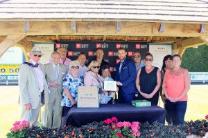 Spring Romance owners on the podium (web site)