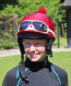 Sophie Ralston - aboard Flashy Flyer at Kempton