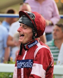 Adam Kirby laughing