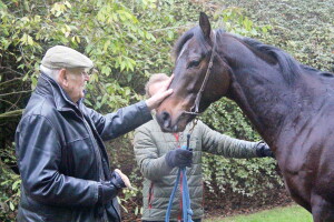 Solario Racing owner bonding with "Woody"