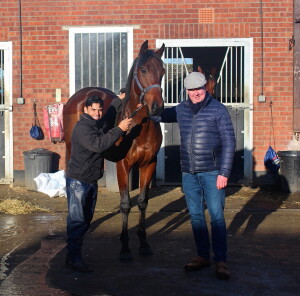 Buratino colt with Raul Da Silva & Racing Manager