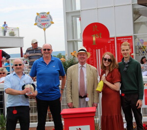 Happy owners in the Winner's Enclosure