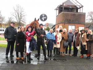 Sharp Distinction in the Winner's Enclosure at Lingfield, November 2024