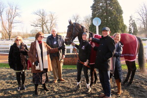 Dancinginthewoods, owners & trainer in 3rd place