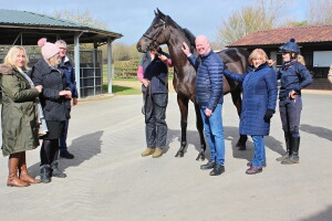 Al Wukair colt with Racing Manager and owners