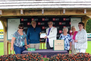 June and Classic Charm winning owners at Nottingham