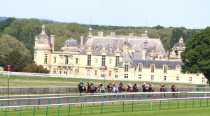 Horse racing at Chantilly