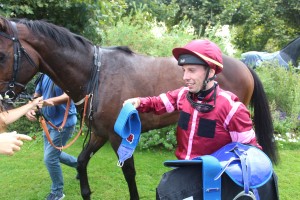 Happy jockey, Christian Demuro